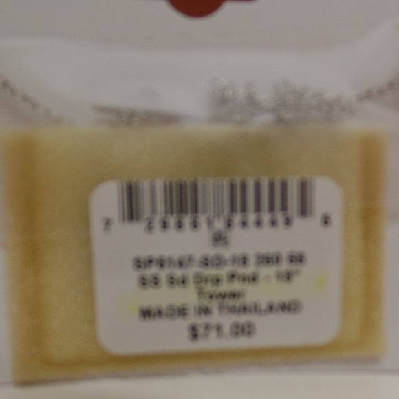 Giani Bernini  Blue Sodali Pendant 9.25 Sterling Silver 18” Necklace BNWT $71.00 - Picture 2 of 4